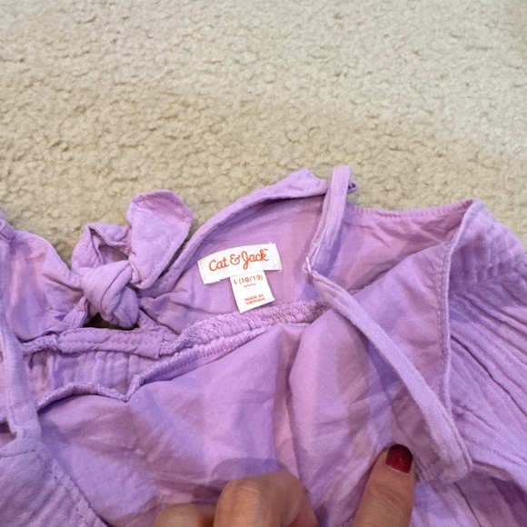 Cat & Jack lilac tank & shorts set size L - Picture 5 of 5